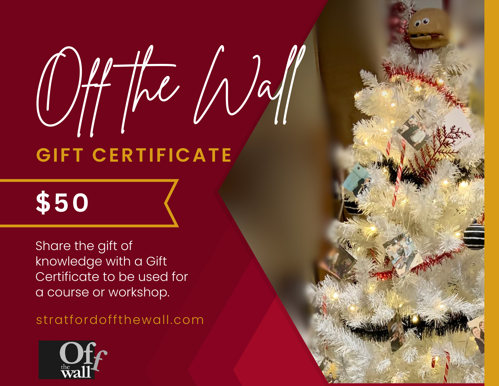 $50 Gift Certificates OTW
